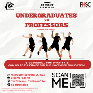 A friendly competition between Undergraduates and Professors, Graduate Students, and Staff, aimed at raising funds for the November Foundation.